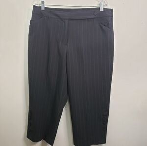 Penningtons Stripped Coupe Rom Fit Capris Size 14